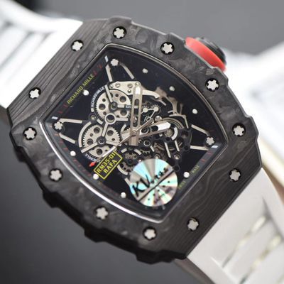 KV Factory 最强进口原纹 carbon fiber V3升级版RICHARD MILLE Richard Miller 男士系列RM 35-01 wrist watches 