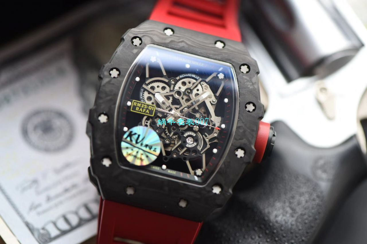 KV Factory 最强进口原纹 carbon fiber V3升级版RICHARD MILLE Richard Miller 男士系列RM 35-01 wrist watches  / KV03501V302