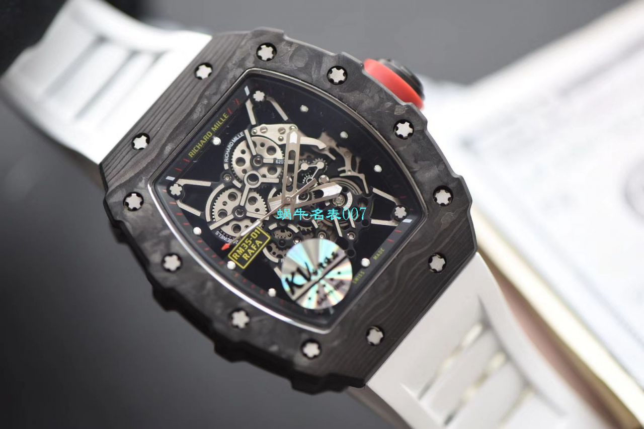 KV Factory 最强进口原纹 carbon fiber V3升级版RICHARD MILLE Richard Miller 男士系列RM 35-01 wrist watches  / KV03501V302