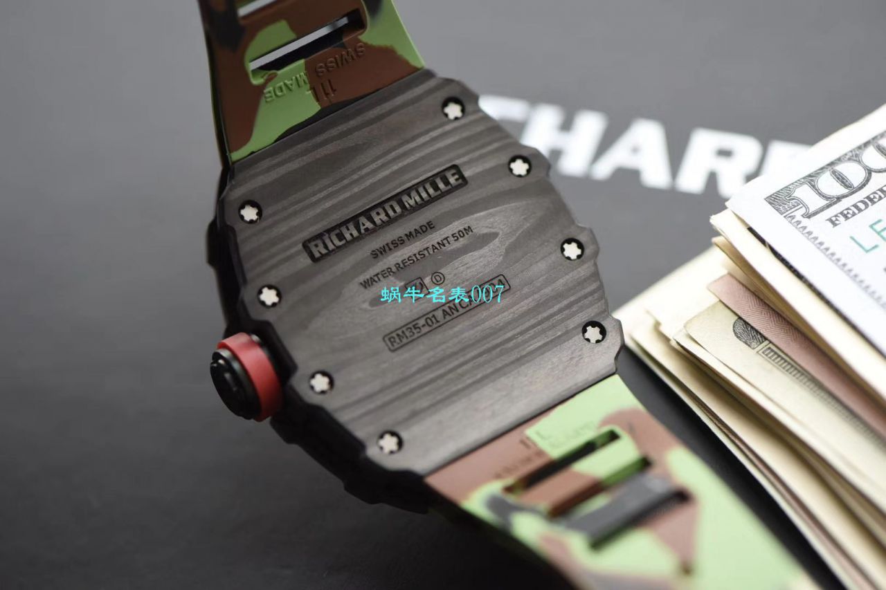 KV Factory V3升级版本 High quality  Replica RICHARD MILLE RICHARD MILLE RM 35-01男士 Watches  / KV03501V303