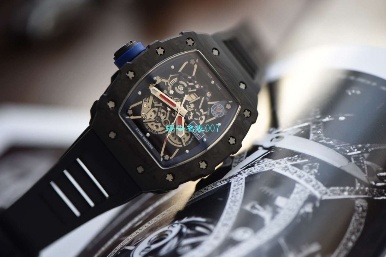 KV Factory 最强进口原纹 carbon fiber V3升级版RICHARD MILLE Richard Miller 男士系列RM 35-01 wrist watches  / KV03501V302