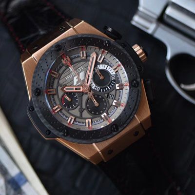  Video analysis V6 Factory  hublot 法拉利 Replica 表Hublot Big Bang 703.OM.6912.HR.FMC12 King Power Great Britain Limited Edition