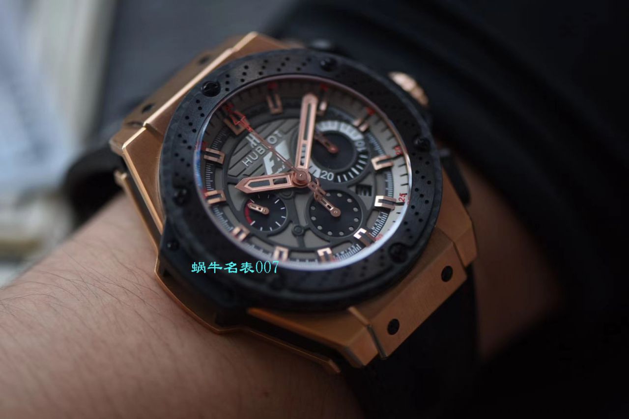  Video analysis V6 Factory  hublot 法拉利 Replica 表Hublot Big Bang 703.OM.6912.HR.FMC12 King Power Great Britain Limited Edition / YB072V6