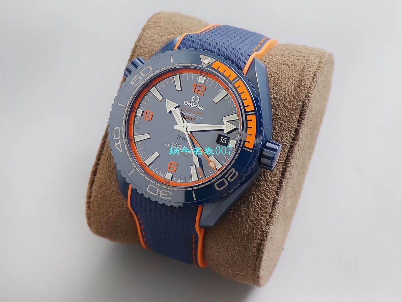 VS Factory 碧海之蓝OMEGA Seamaster GMT海洋宇宙45.5毫米 top  Replica Copy 215.92.46.22.03.001 wrist watches  / M669