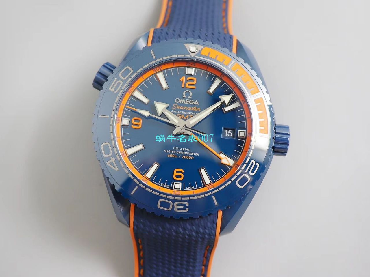 VS Factory 碧海之蓝OMEGA Seamaster GMT海洋宇宙45.5毫米 top  Replica Copy 215.92.46.22.03.001 wrist watches  / M669