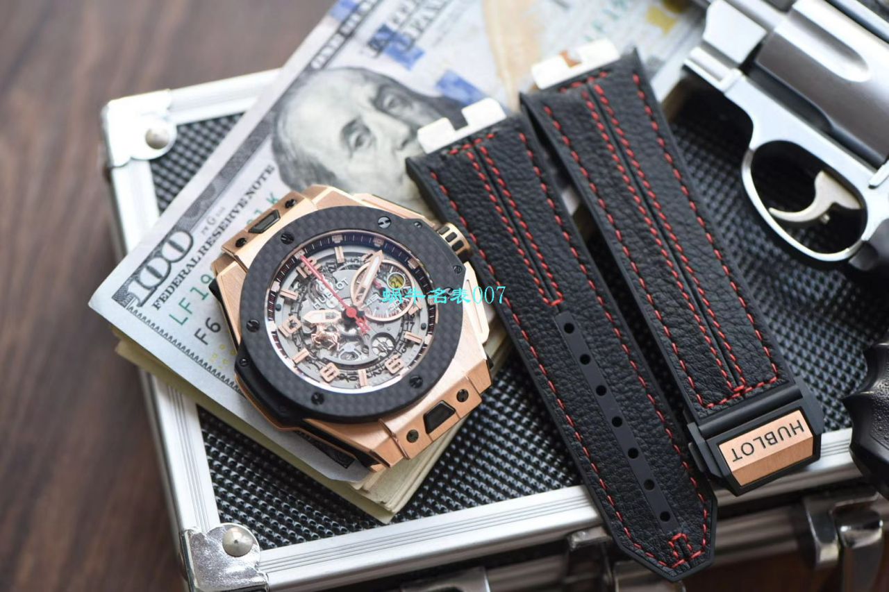 V6 Factory 王金降临 top  Replica  hublot 法拉利Hublot Big Bang Ferrari Titanium F7系列401.OQ.0123.VR wrist watches  / YUB078V6