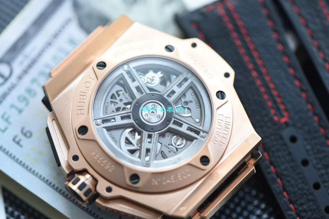 V6 Factory 王金降临 top  Replica  hublot 法拉利Hublot Big Bang Ferrari Titanium F7系列401.OQ.0123.VR wrist watches  / YUB078V6