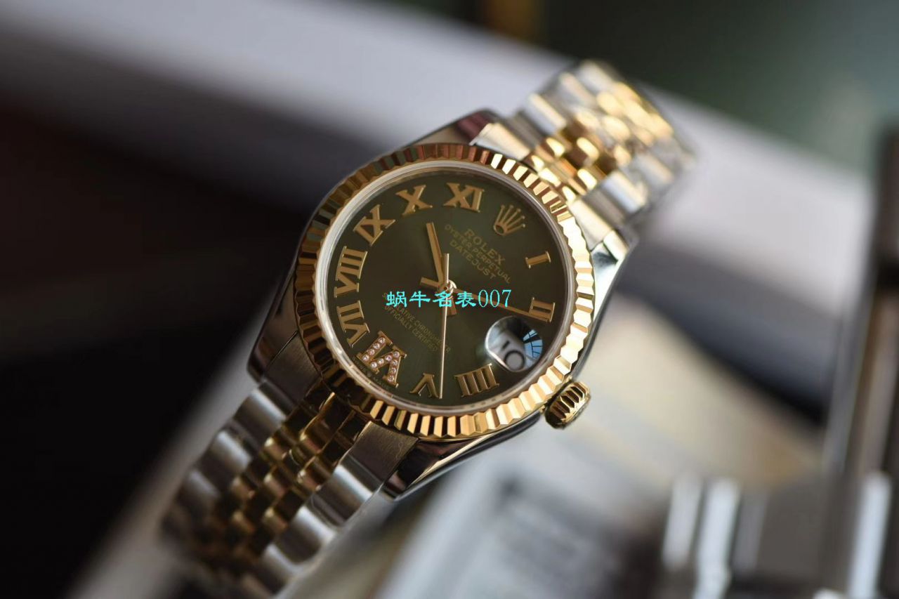 台湾 Factory  High quality  Replica  Rolex   Datejust 31毫米女装m278273-0016 wrist watches  / R529