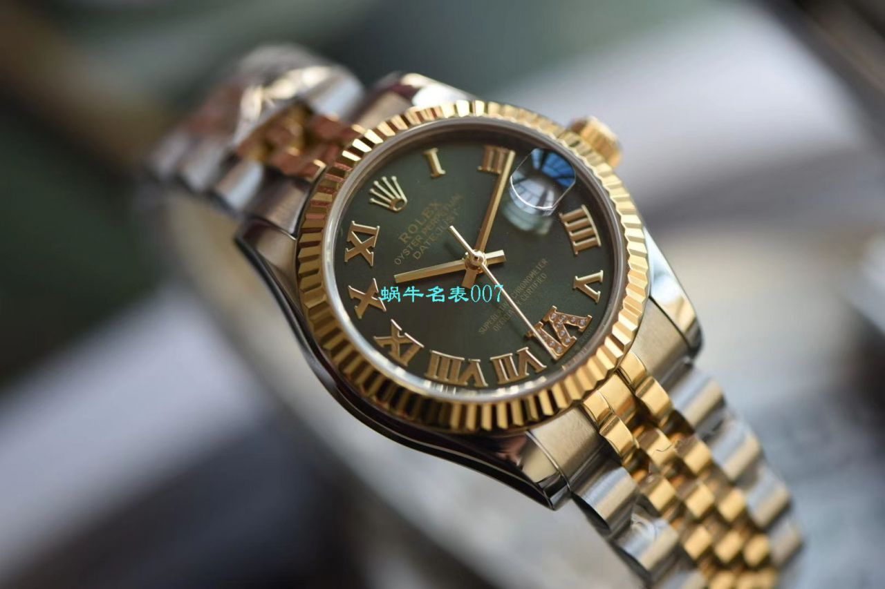 台湾 Factory  High quality  Replica  Rolex   Datejust 31毫米女装m278273-0016 wrist watches  / R529