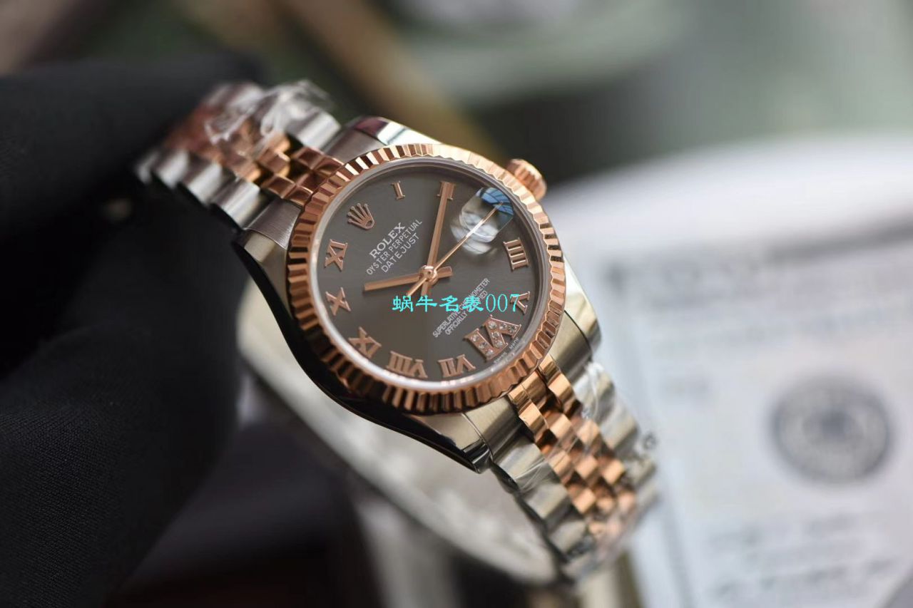 台湾 Factory  top  Replica Copy  Rolex 女装  Datejust 31毫米系列178271 wrist watches  / R530