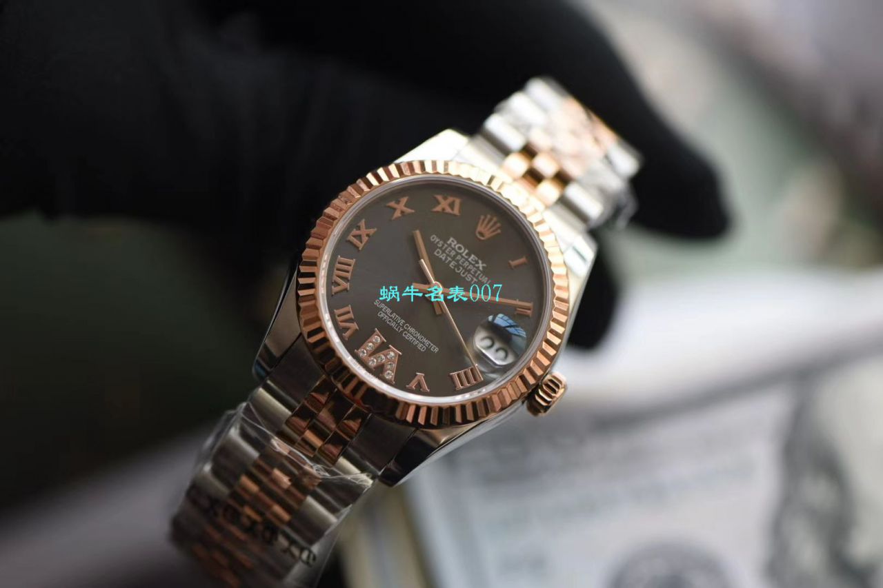 台湾 Factory  top  Replica Copy  Rolex 女装  Datejust 31毫米系列178271 wrist watches  / R530