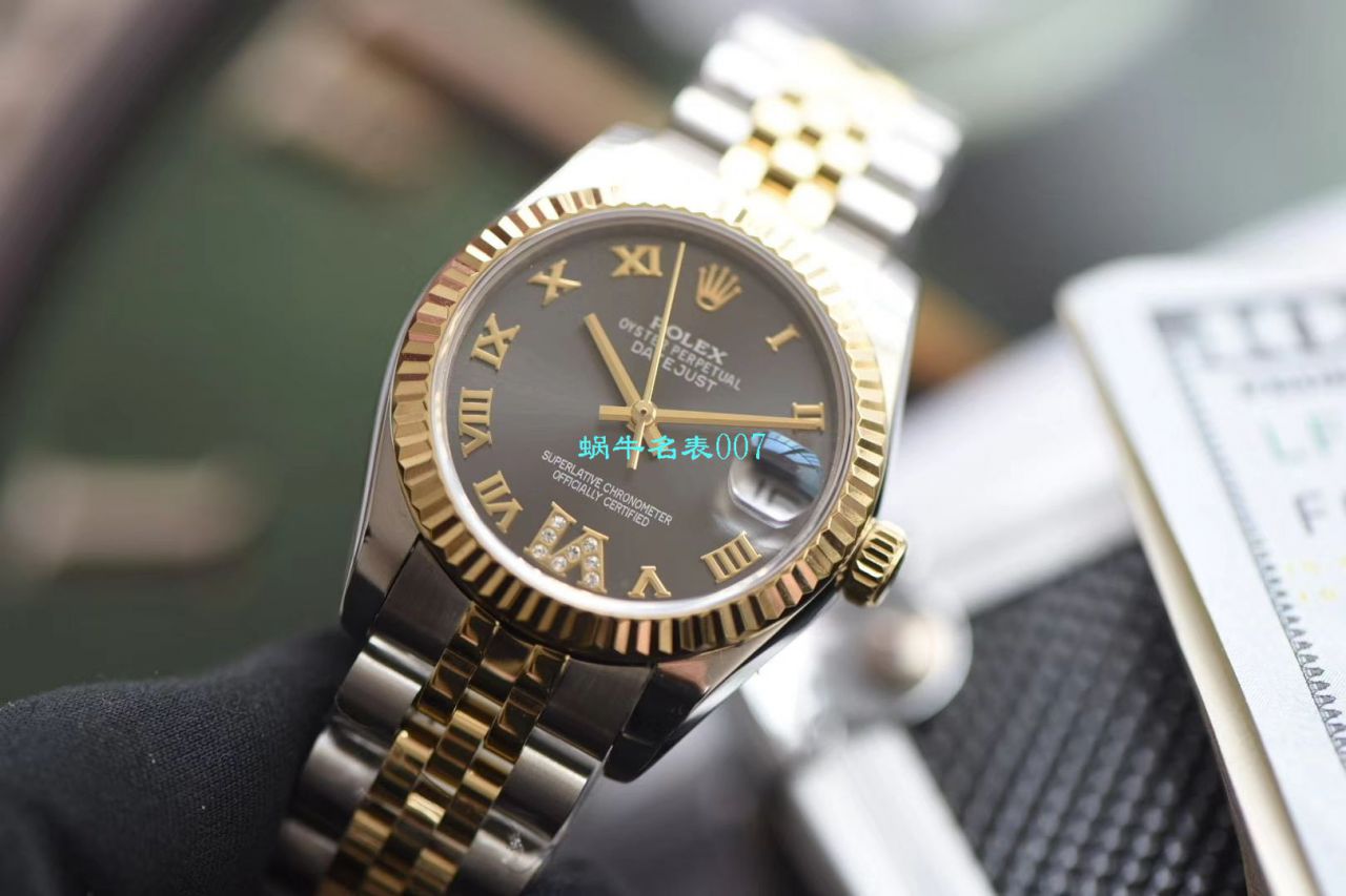 台湾 Factory  High quality  Knockoff  Rolex   Datejust 31毫米女装系列m278273-0018 wrist watches  / R531