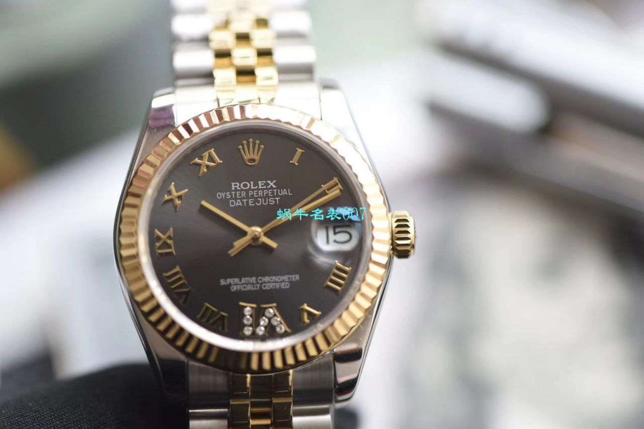 台湾 Factory  High quality  Knockoff  Rolex   Datejust 31毫米女装系列m278273-0018 wrist watches  / R531