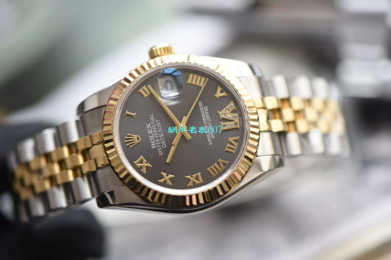 台湾 Factory  High quality  Knockoff  Rolex   Datejust 31毫米女装系列m278273-0018 wrist watches  / R531