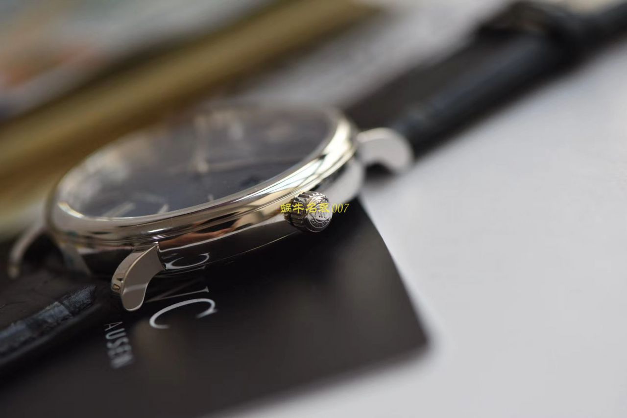  V7 Factory  High quality  Replica IWC IWC 柏涛菲诺 Replica IW356512新款蓝面波涛小镇底盖 / WG513