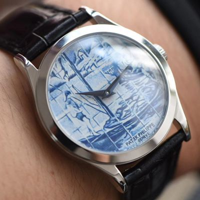 FL Factory  High quality  Replica Watches  PATEK PHILIPPE 古典表系列5089G-062太加斯河上垂钓 wrist watches 