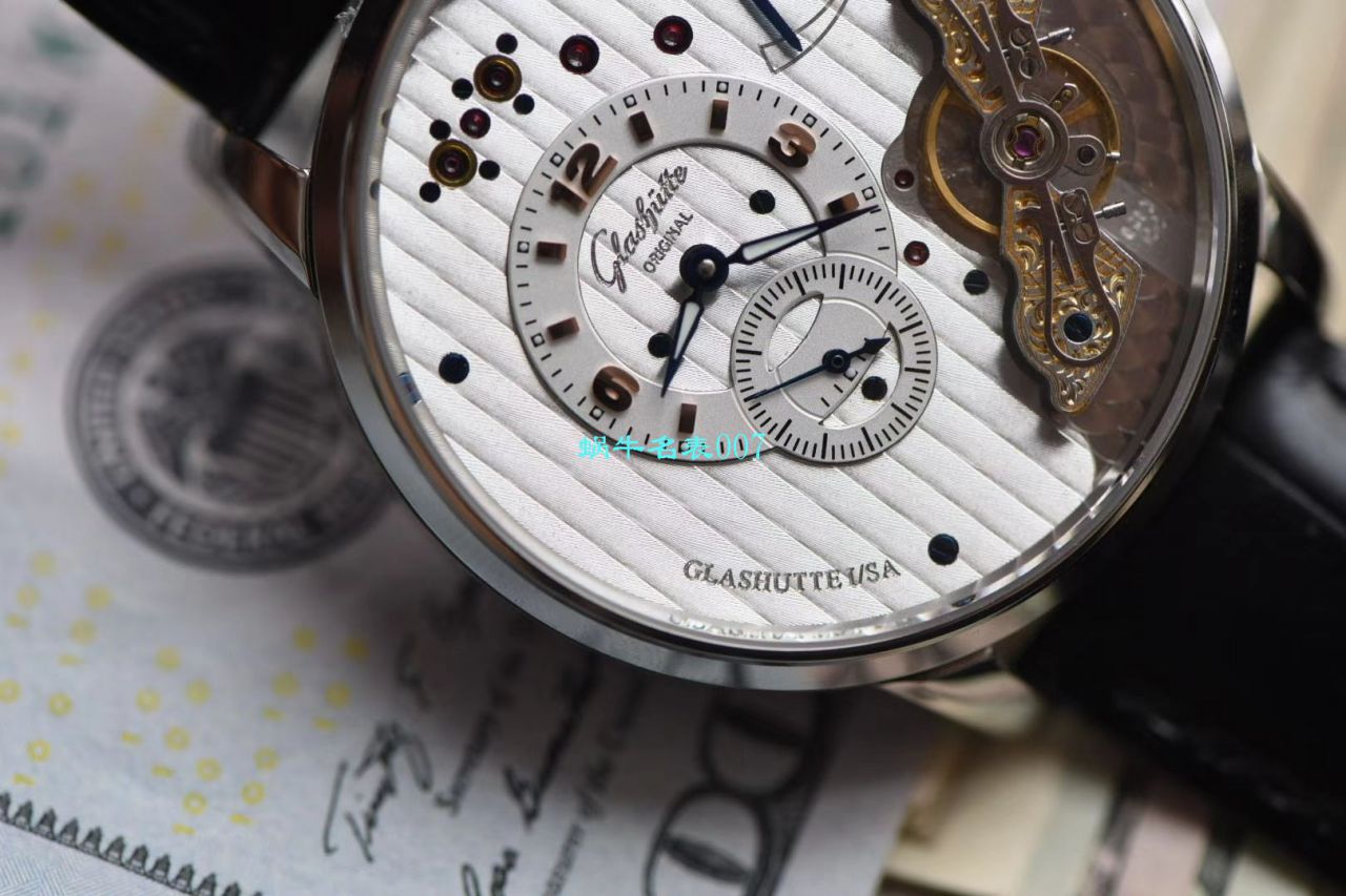 【TZ Factory  top  Replica Watches 】glashuette original原创偏心系列1-66-06-04-22-05 wrist watches  / GLA060