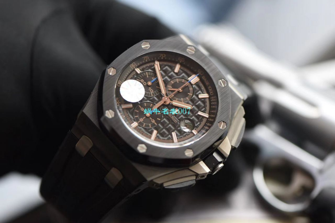  Video analysis JF Factory 官网 Replica Copy Audemars Piguet  Royal Oak Offshore 系列26405CE.OO.A002CA.02 wrist watches  / AP125JF