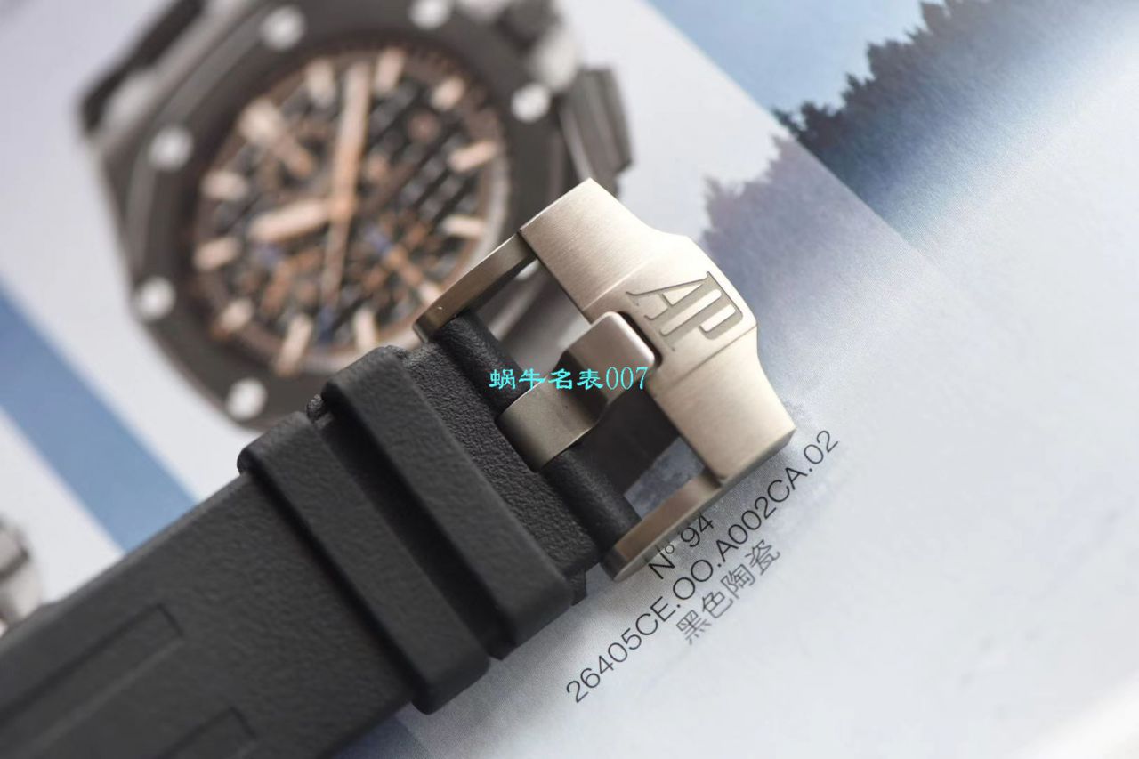  Video analysis JF Factory 官网 Replica Copy Audemars Piguet  Royal Oak Offshore 系列26405CE.OO.A002CA.02 wrist watches  / AP125JF