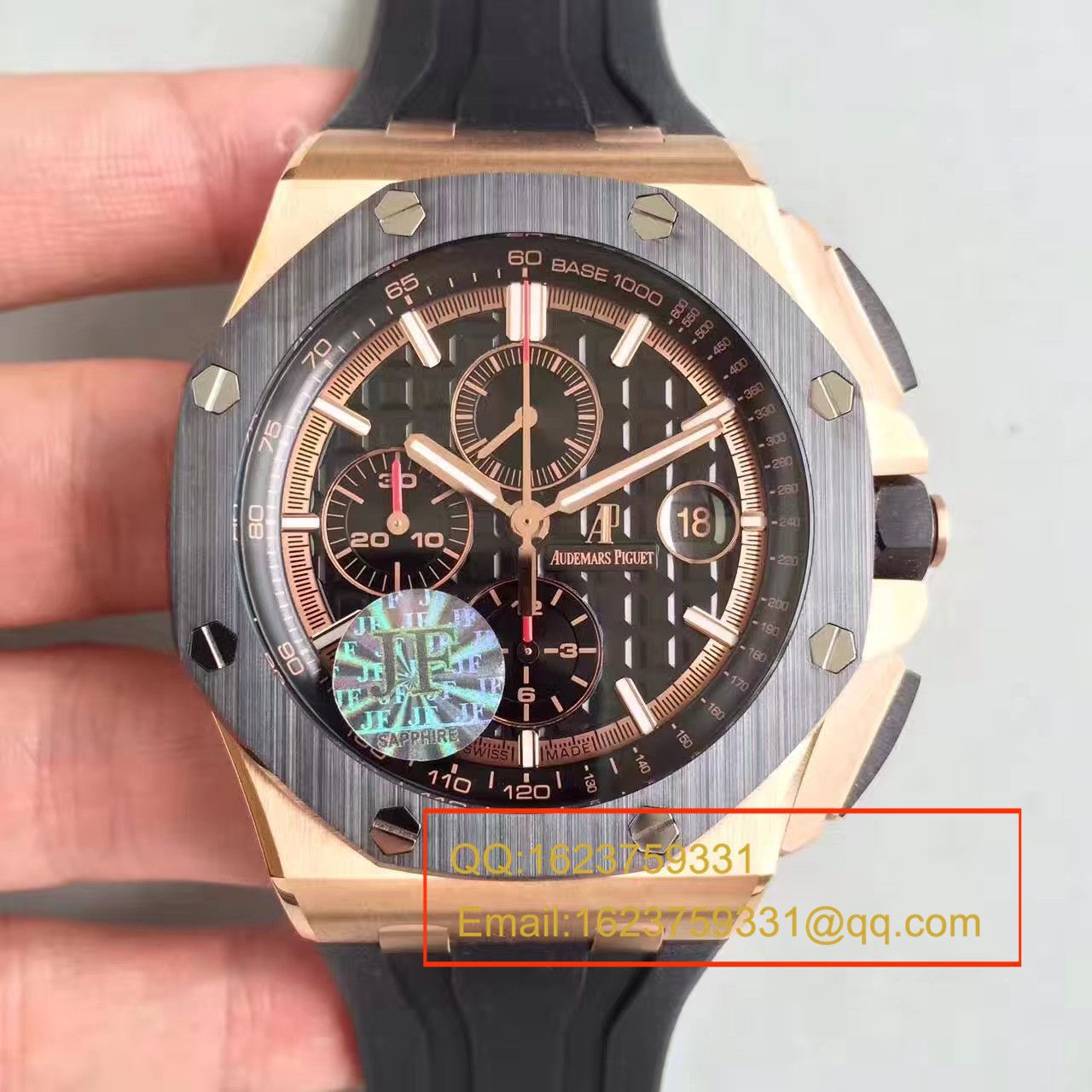  Video analysis JF Factory 官网 Replica Copy Audemars Piguet  Royal Oak Offshore 系列26405CE.OO.A002CA.02 wrist watches  / AP125JF