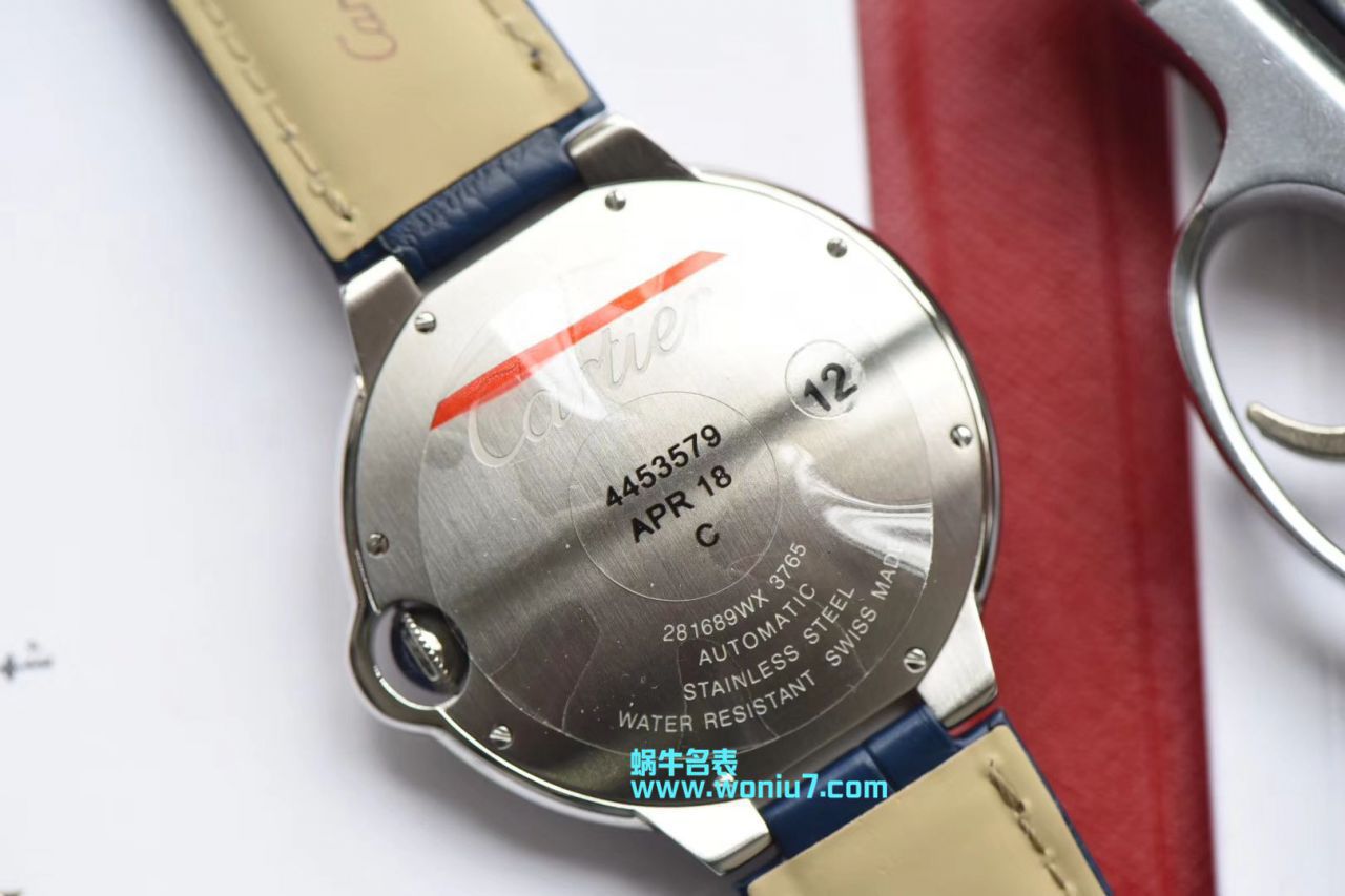  Video analysis V6 Factory  top  Replica Copy  Cartier  蓝气球系列WSBB0025 wrist watches 男款 / K175V6