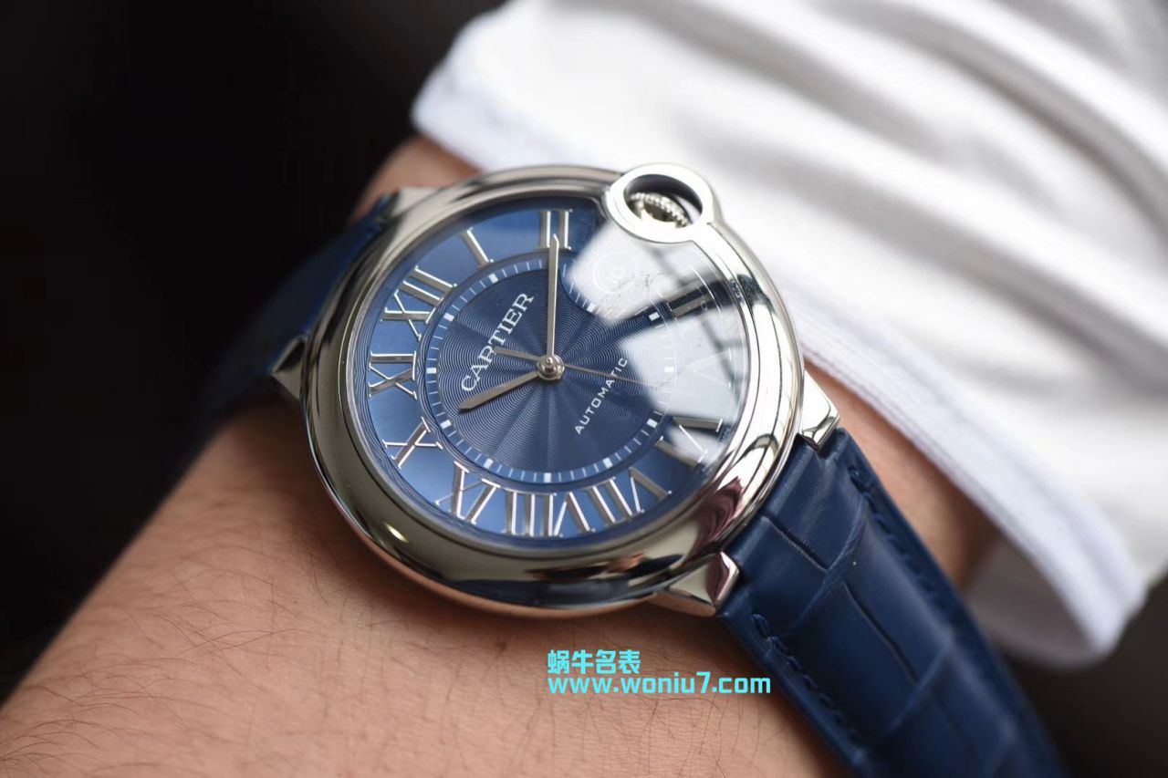 Video analysis V6 Factory  top  Replica Copy  Cartier  蓝气球系列WSBB0025 wrist watches 男款 / K175V6
