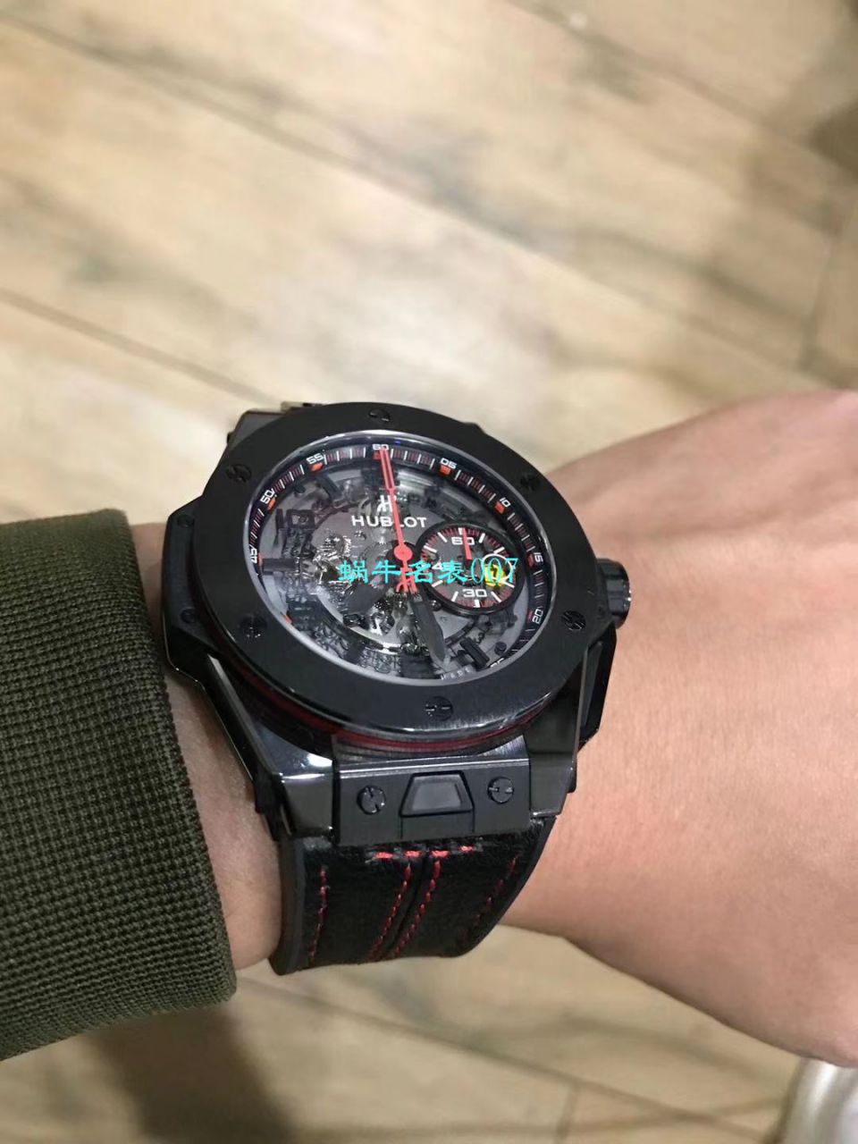  Video analysis  hublot 法拉利BIG BANG系列401.CX.0123.VR wrist watches  Perfect  Replica 【HBBV6最新力作‼️ Hublot Big Bang Ferrari Ceramic F11系列】 / YB062