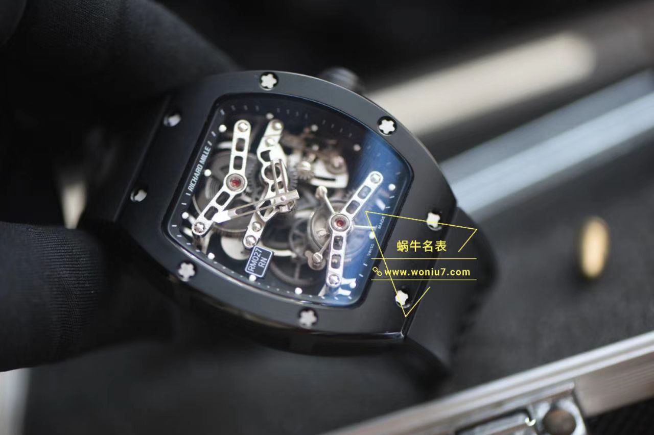 视频分析EUR Factory  Tourbillon RICHARD MILLE RICHARD MILLE RM 027  top  Replica Copy TOURBILLON RAFAEL NADAL wrist watches  / RM027EUR02