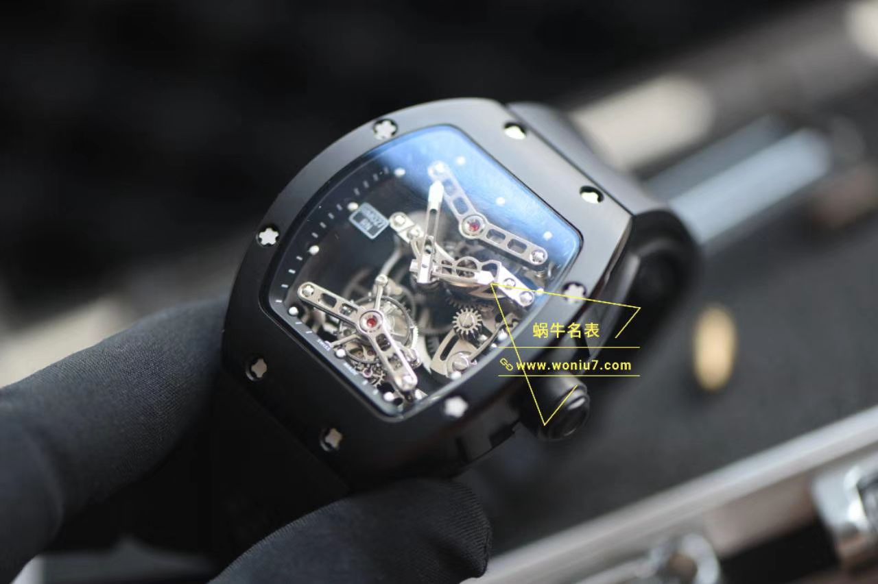 视频分析EUR Factory  Tourbillon RICHARD MILLE RICHARD MILLE RM 027  top  Replica Copy TOURBILLON RAFAEL NADAL wrist watches  / RM027EUR02