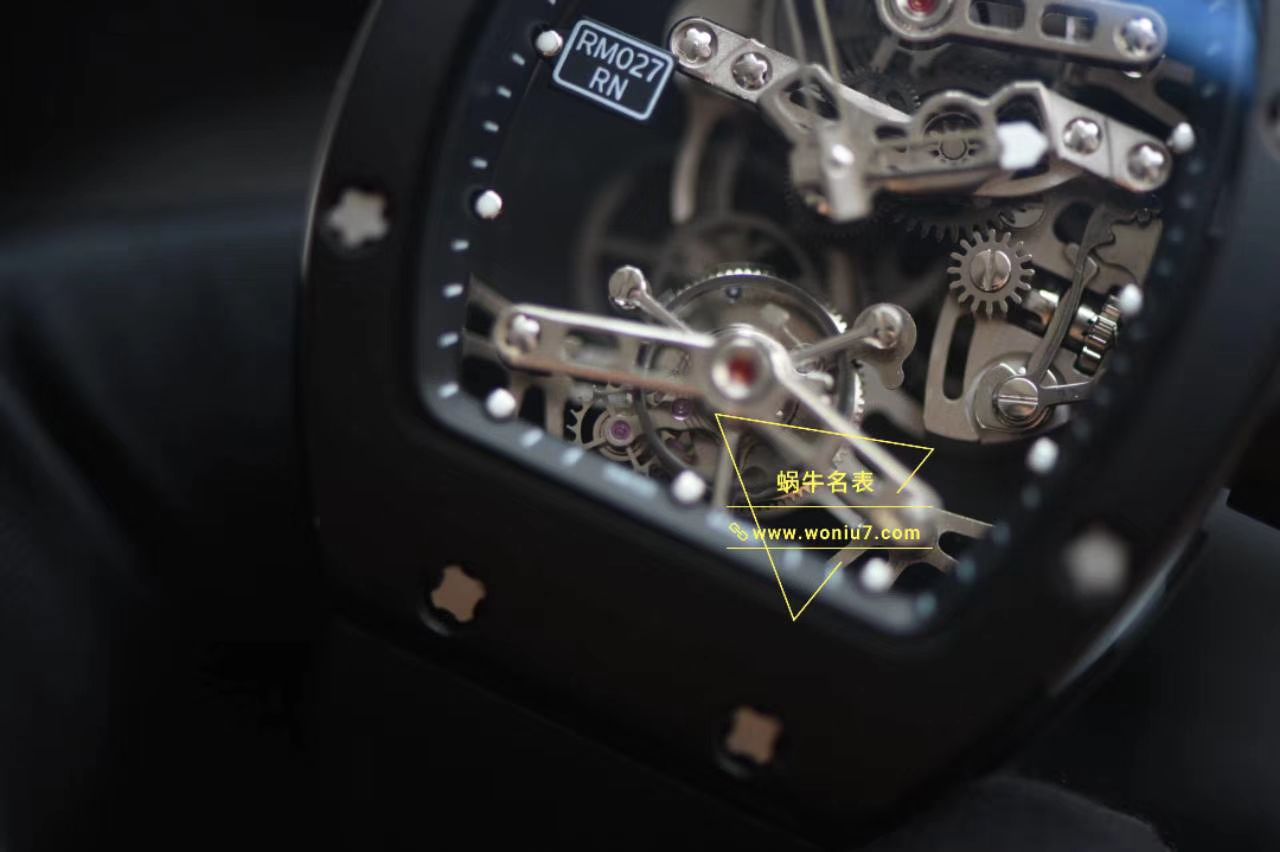 视频分析EUR Factory  Tourbillon RICHARD MILLE RICHARD MILLE RM 027  top  Replica Copy TOURBILLON RAFAEL NADAL wrist watches  / RM027EUR02