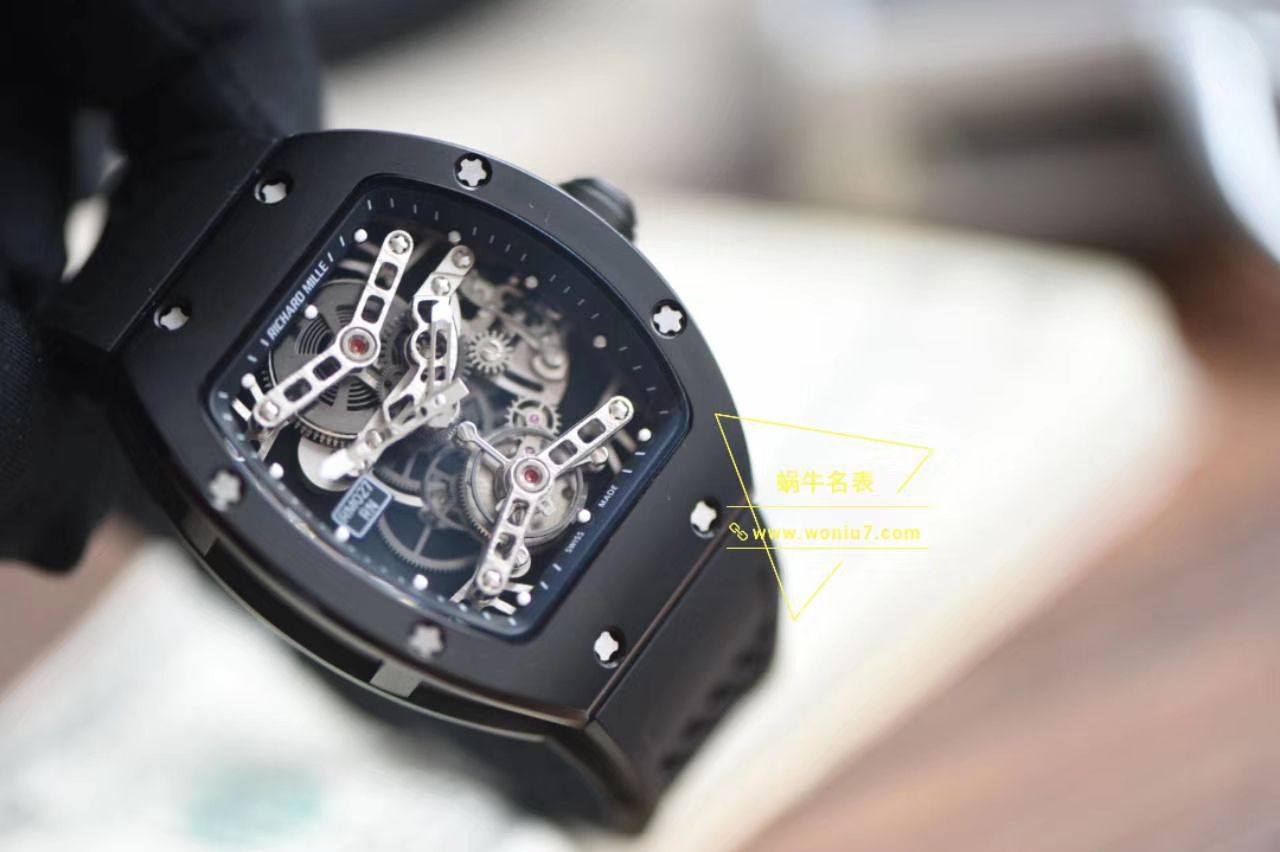 视频分析EUR Factory  Tourbillon RICHARD MILLE RICHARD MILLE RM 027  top  Replica Copy TOURBILLON RAFAEL NADAL wrist watches  / RM027EUR02