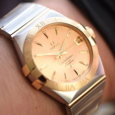  Video analysis VS Factory  High quality  Replica OMEGAOMEGA Constellation 38毫米123.20.38.21.08.001 wrist watches 