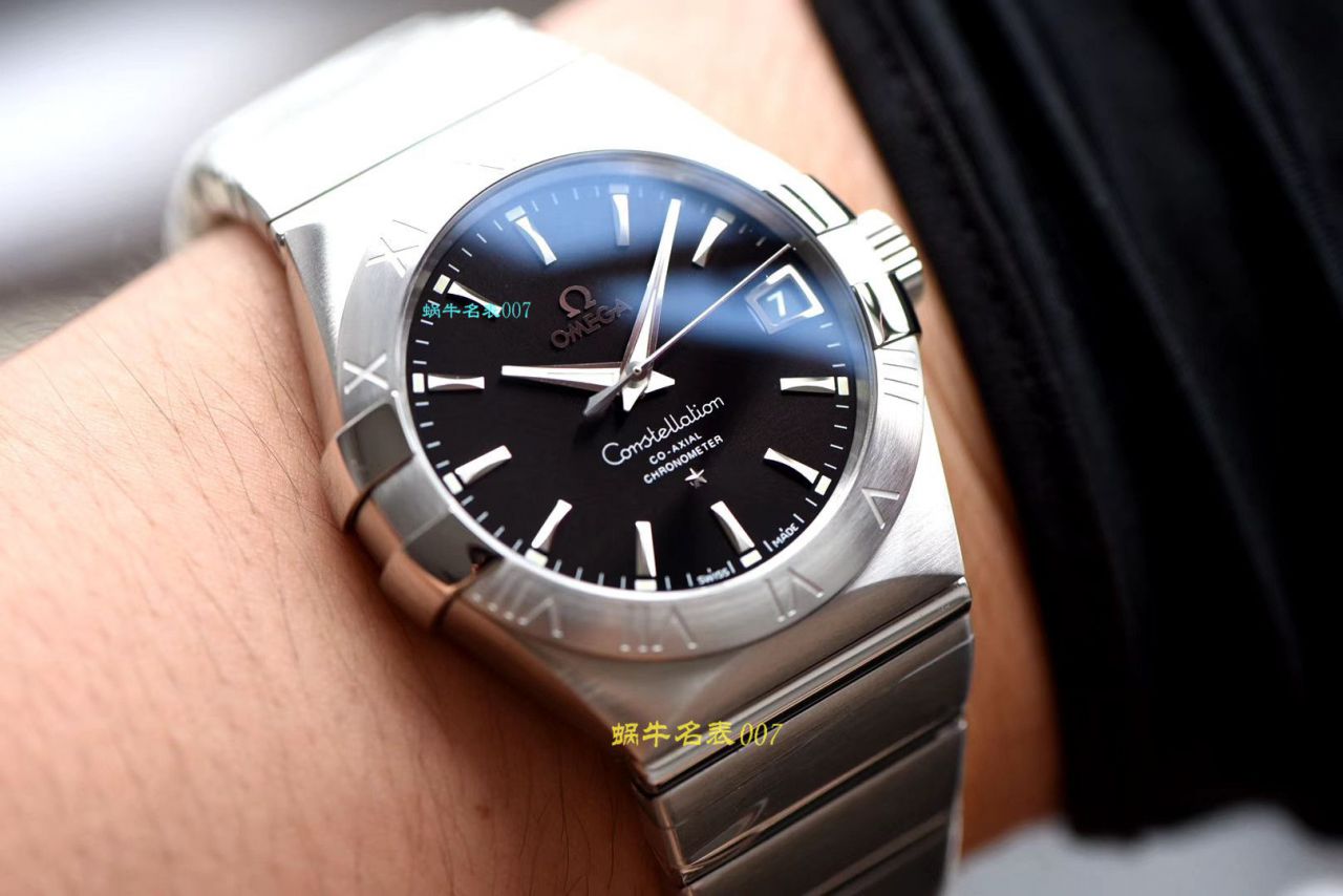  Video analysis VS Factory  High quality  Replica OMEGAOMEGA Constellation 38毫米123.20.38.21.08.001 wrist watches  / M606VS