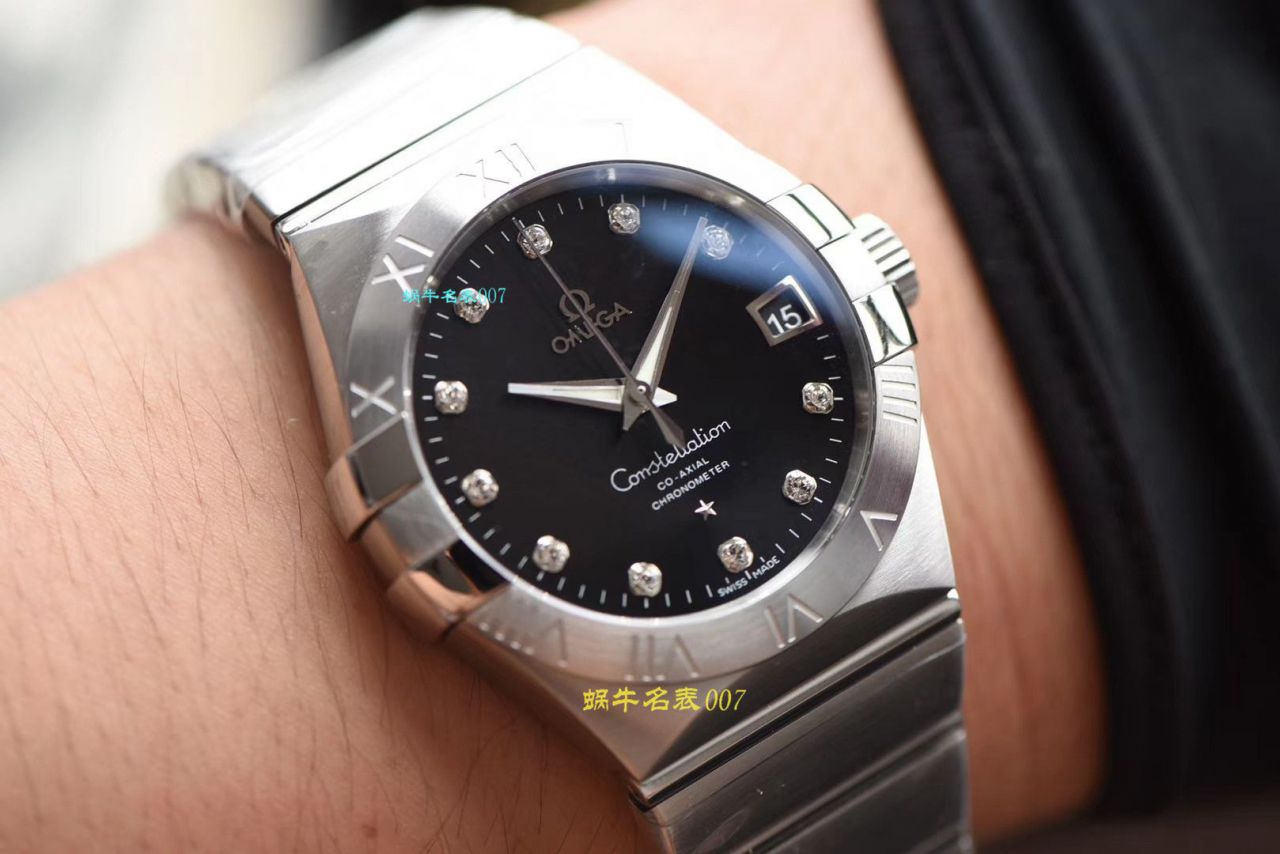  Video analysis VS Factory  High quality  Replica OMEGAOMEGA Constellation 38毫米123.20.38.21.08.001 wrist watches  / M606VS