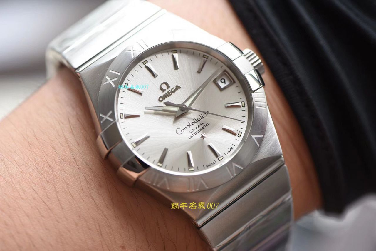  Video analysis VS Factory  High quality  Replica OMEGAOMEGA Constellation 38毫米123.20.38.21.08.001 wrist watches  / M606VS