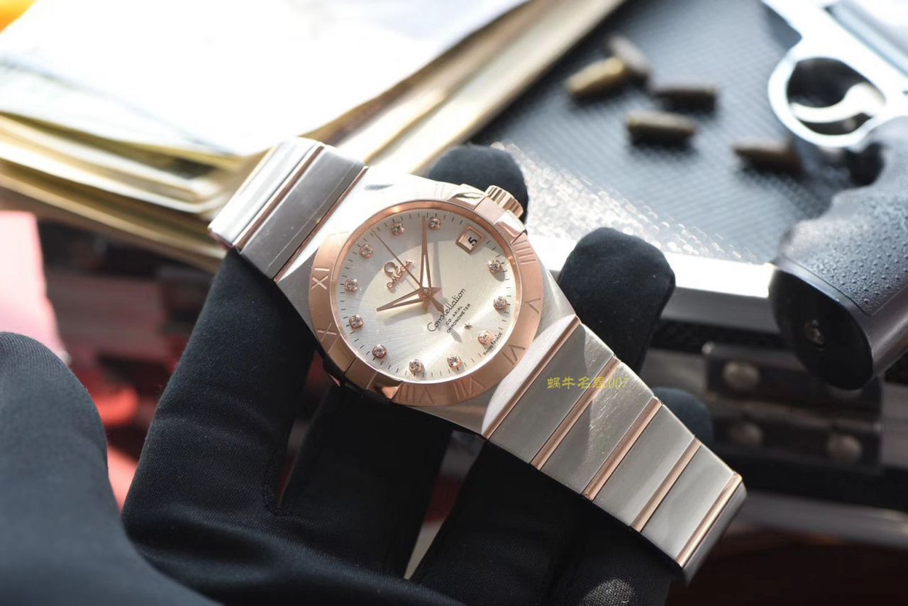  Video analysis VS Factory  High quality  Replica OMEGAOMEGA Constellation 38毫米123.20.38.21.08.001 wrist watches  / M606VS