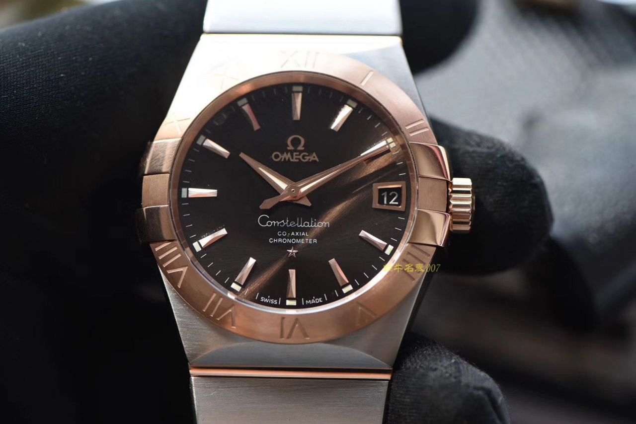  Video analysis VS Factory  High quality  Replica OMEGAOMEGA Constellation 38毫米123.20.38.21.08.001 wrist watches  / M606VS