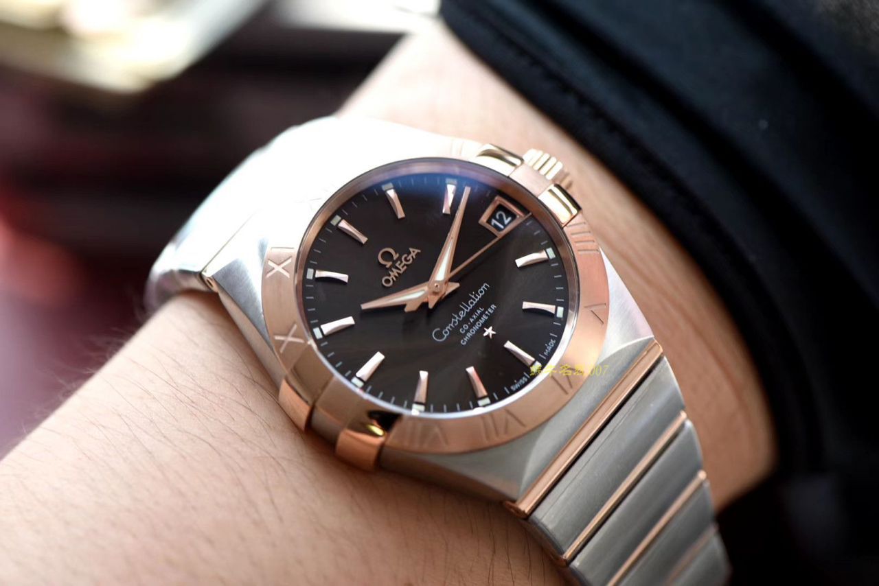  Video analysis VS Factory  High quality  Replica OMEGAOMEGA Constellation 38毫米123.20.38.21.08.001 wrist watches  / M606VS