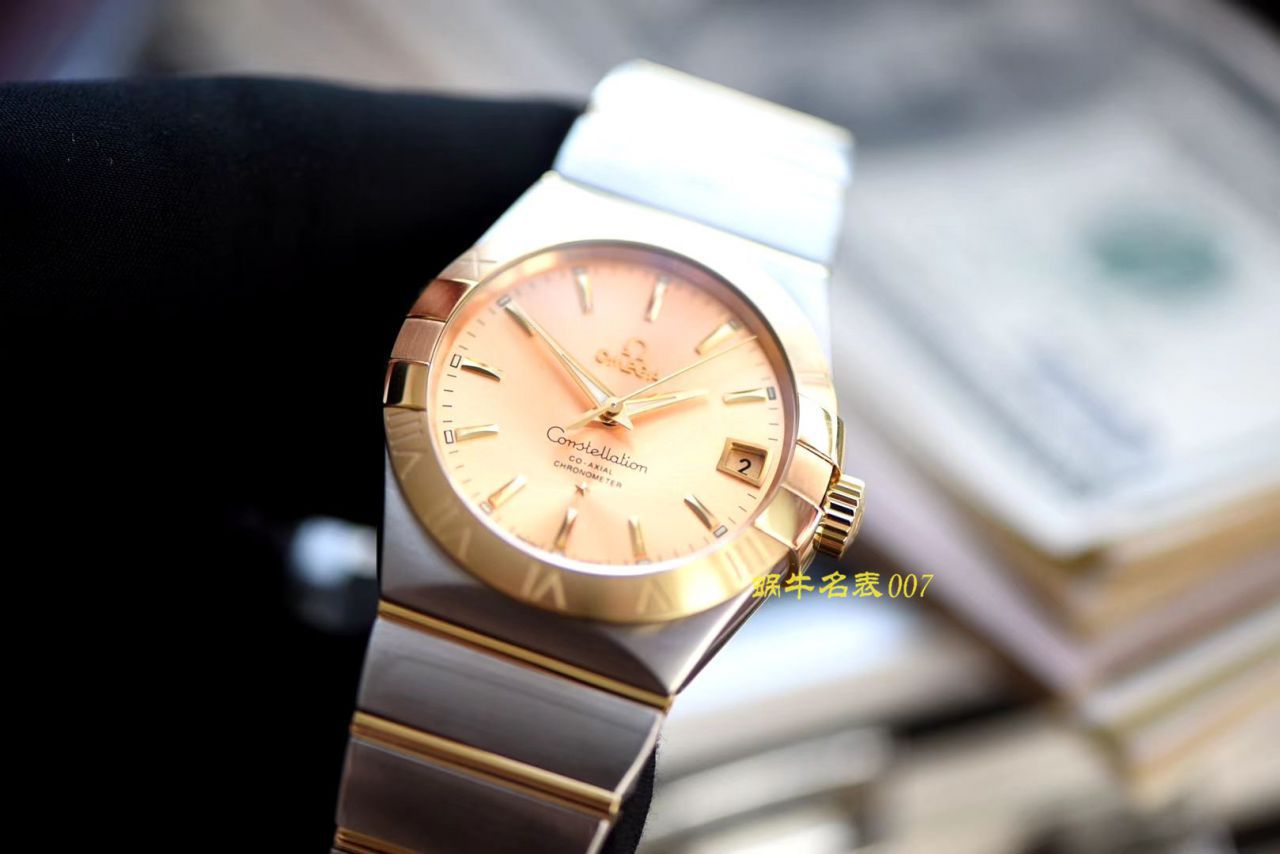  Video analysis VS Factory  High quality  Replica OMEGAOMEGA Constellation 38毫米123.20.38.21.08.001 wrist watches  / M606VS