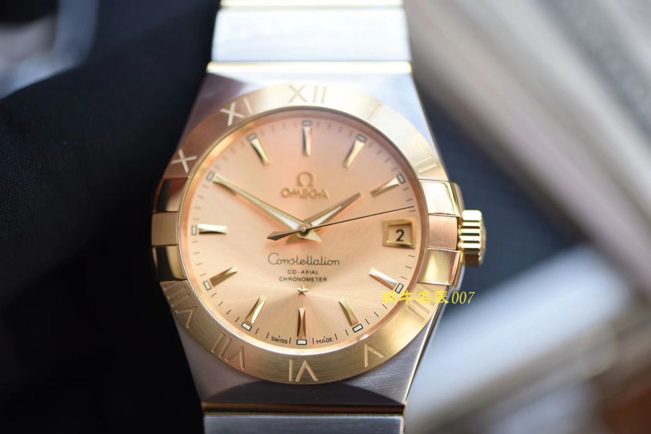  Video analysis VS Factory  High quality  Replica OMEGAOMEGA Constellation 38毫米123.20.38.21.08.001 wrist watches  / M606VS