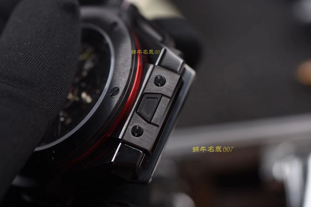 视频讲解V6 Factory  Replica  hublot 法拉利Hublot Big Bang Ferrari Ceramic F11系列401.CX.0123.VR wrist watches  / YB062V6