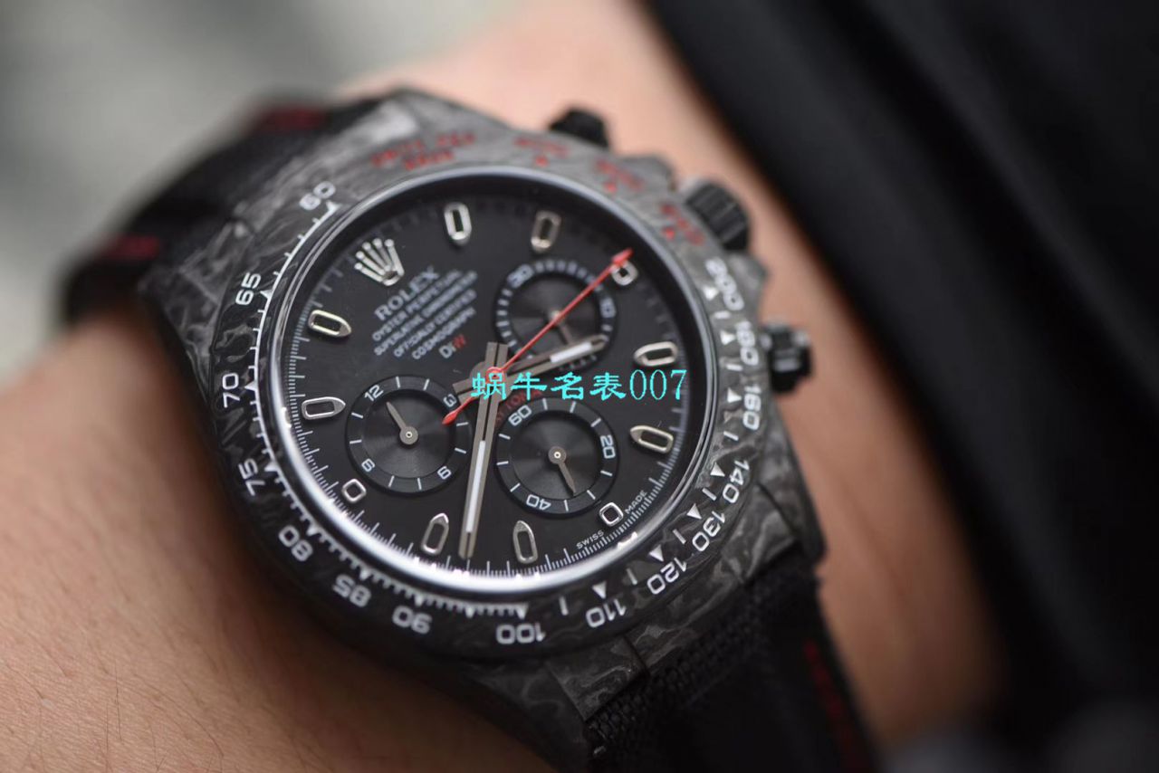 WWF Factory  High quality  Replica 最新升级版Rolex Rolex  carbon fiber  Ditongna Diw团队改造版 / R533