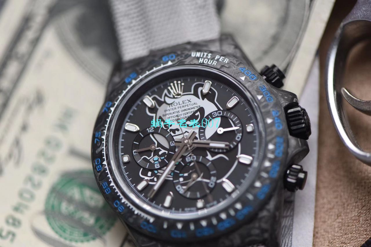 WWF Factory  High quality  Replica 最新升级版Rolex Rolex  carbon fiber  Ditongna Diw团队改造版 / R533