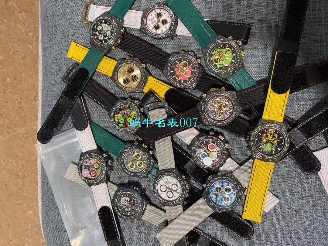 WWF Factory  High quality  Replica 最新升级版Rolex Rolex  carbon fiber  Ditongna Diw团队改造版 / R533