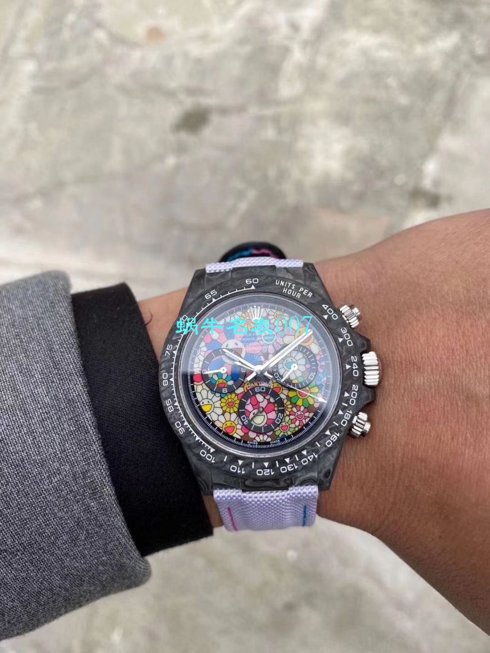 WWF Factory  High quality  Replica 最新升级版Rolex Rolex  carbon fiber  Ditongna Diw团队改造版 / R533