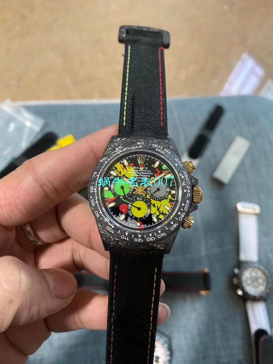 WWF Factory  High quality  Replica 最新升级版Rolex Rolex  carbon fiber  Ditongna Diw团队改造版 / R533