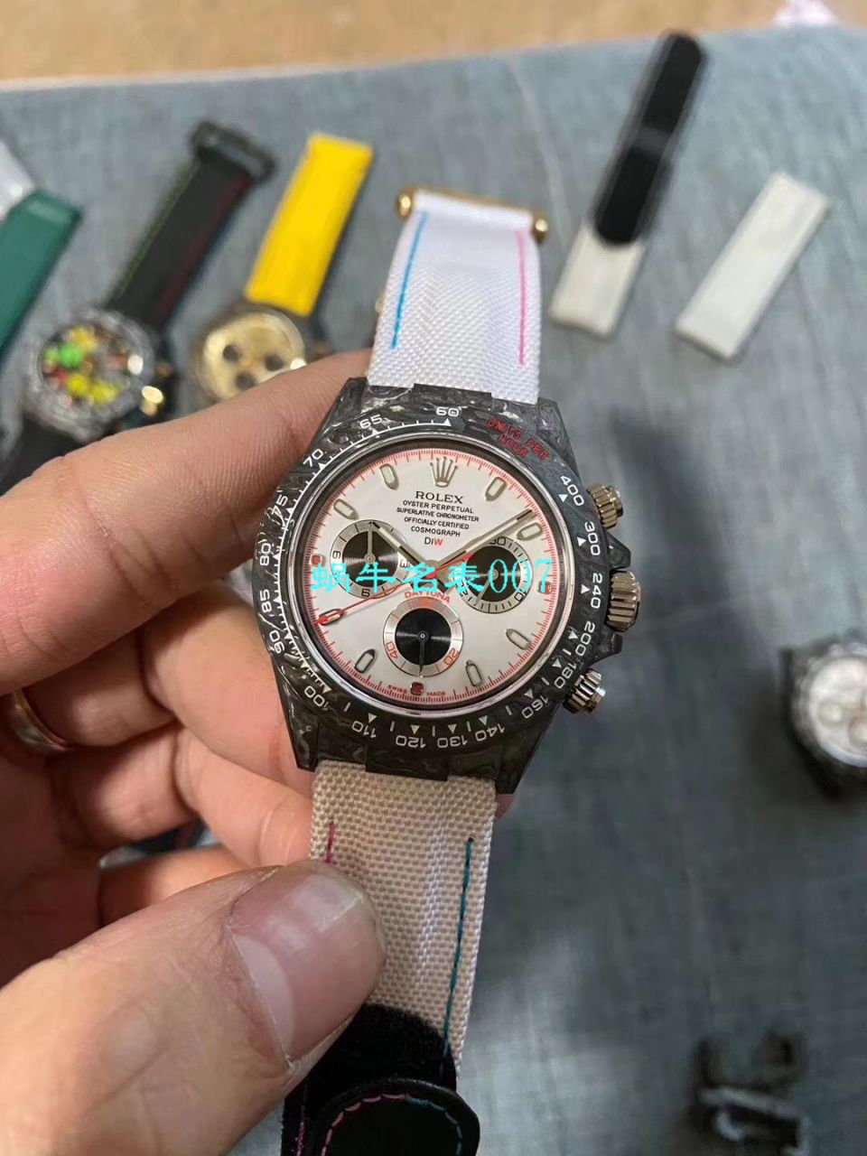 WWF Factory  High quality  Replica 最新升级版Rolex Rolex  carbon fiber  Ditongna Diw团队改造版 / R533