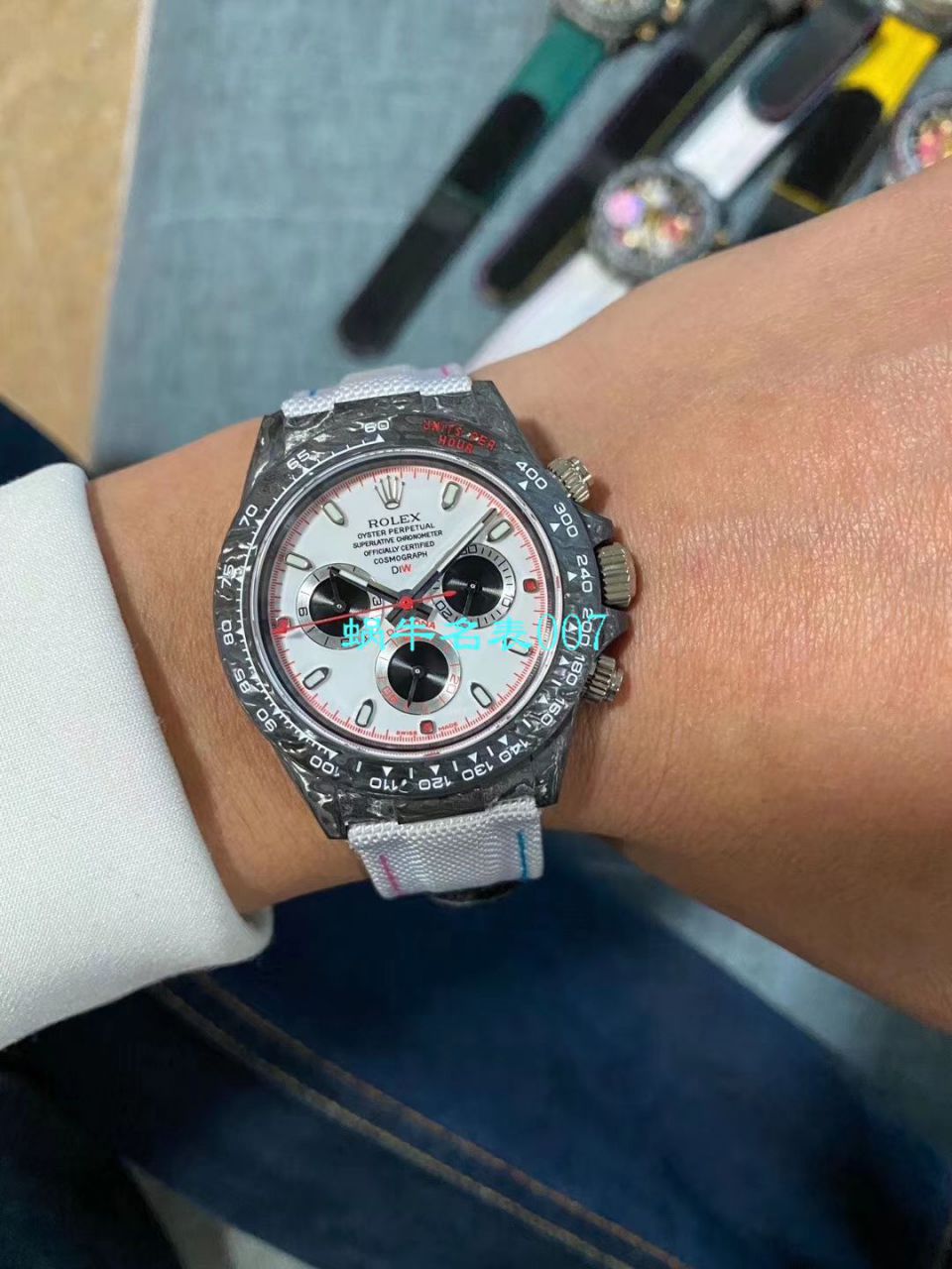 WWF Factory  High quality  Replica 最新升级版Rolex Rolex  carbon fiber  Ditongna Diw团队改造版 / R533