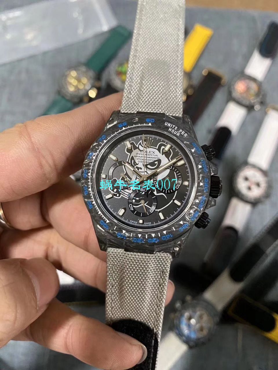 WWF Factory  High quality  Replica 最新升级版Rolex Rolex  carbon fiber  Ditongna Diw团队改造版 / R533