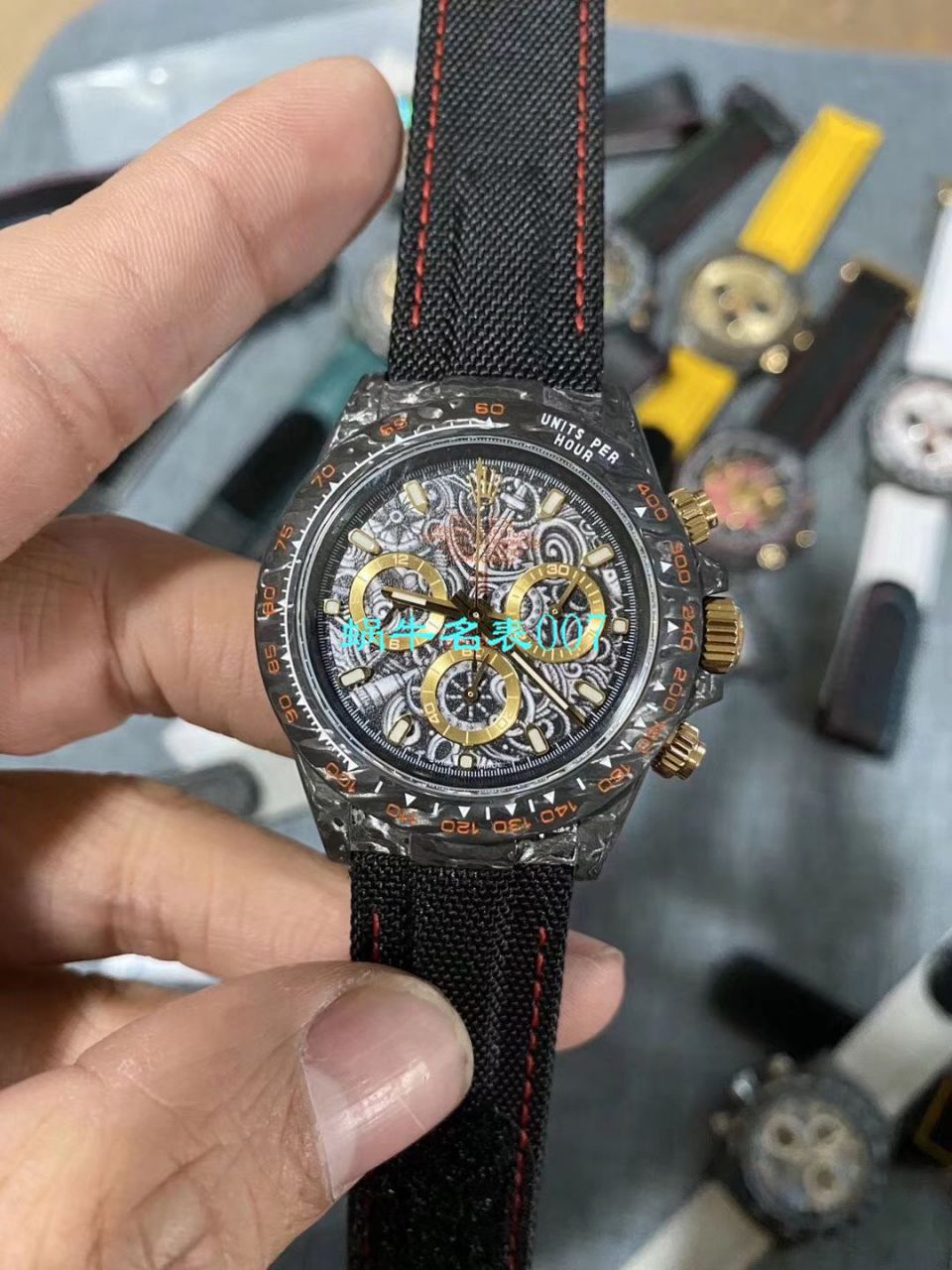 WWF Factory  High quality  Replica 最新升级版Rolex Rolex  carbon fiber  Ditongna Diw团队改造版 / R533